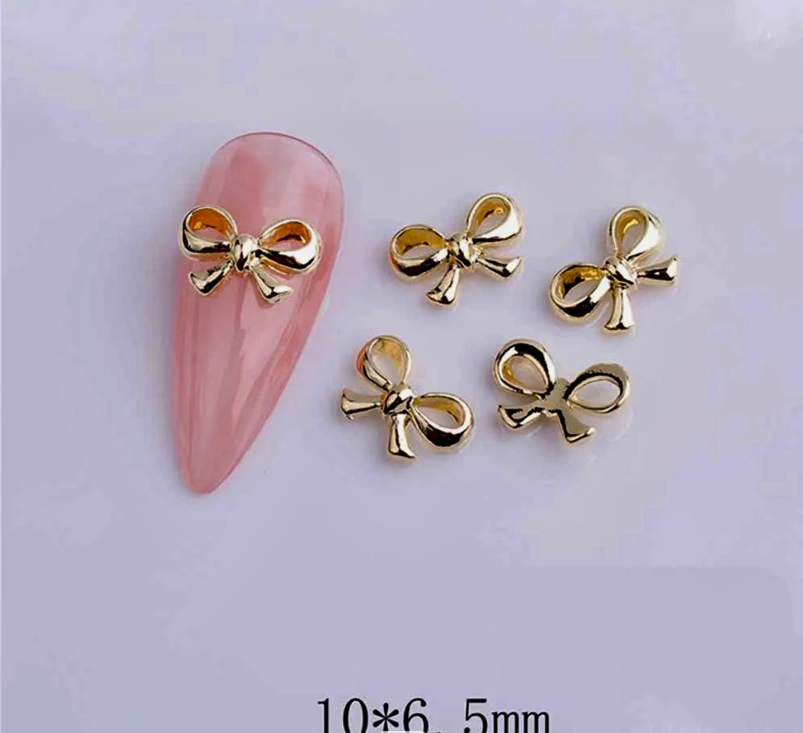 3D Metallic Rhinestone Nail Art