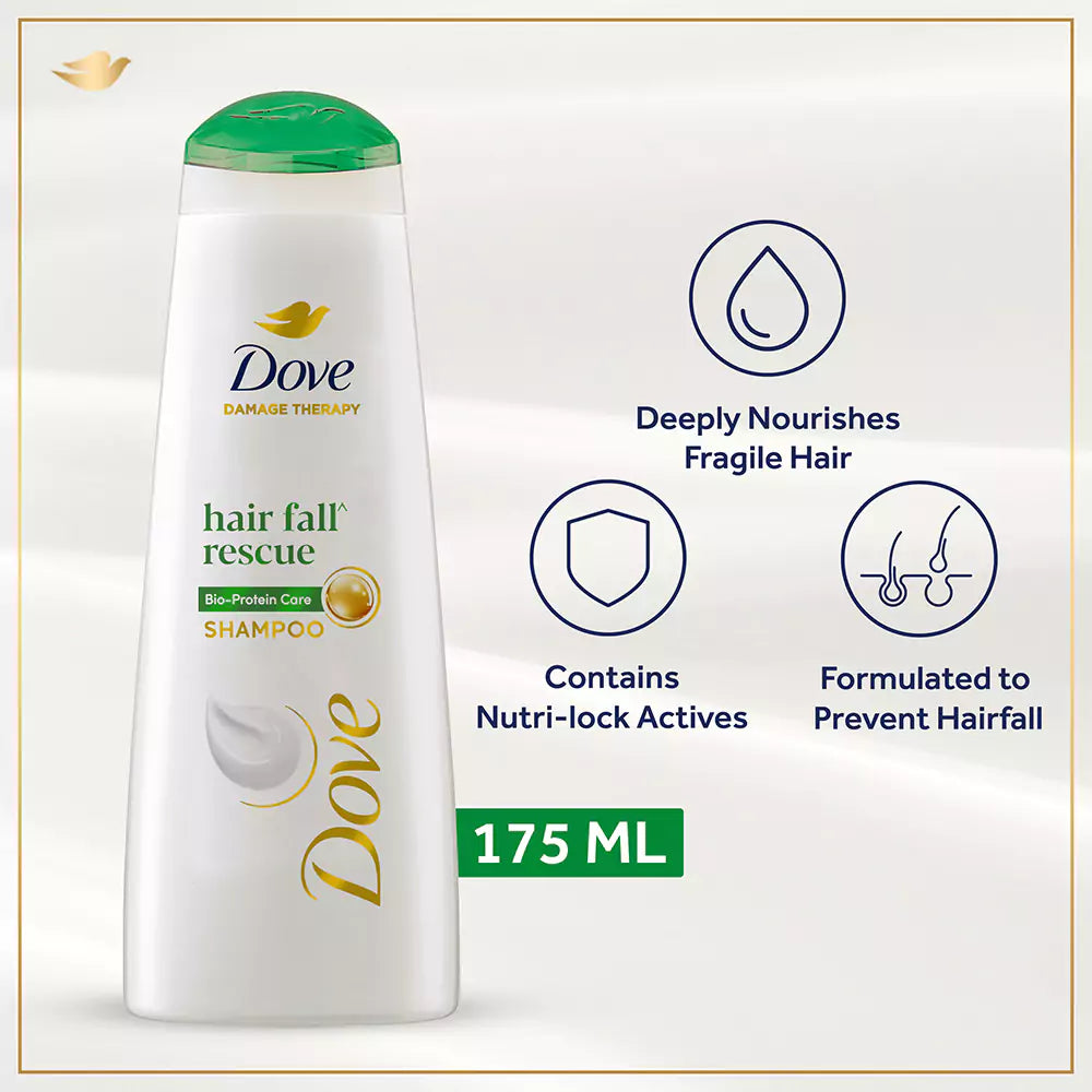 DOVE SHAMPOO HAIRFAL RESCUE 175ML