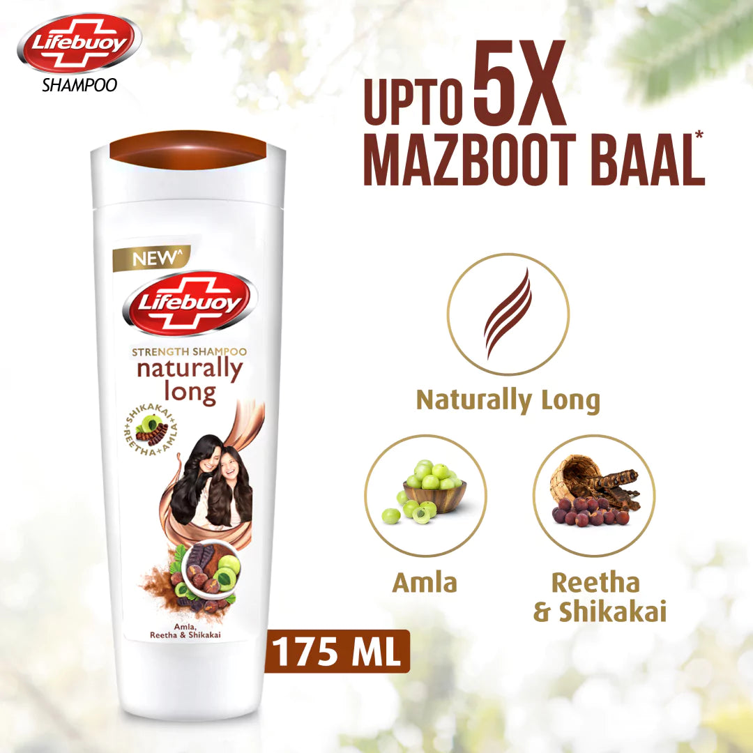Lifebuoy Shampoo Naturally Long 175Ml
