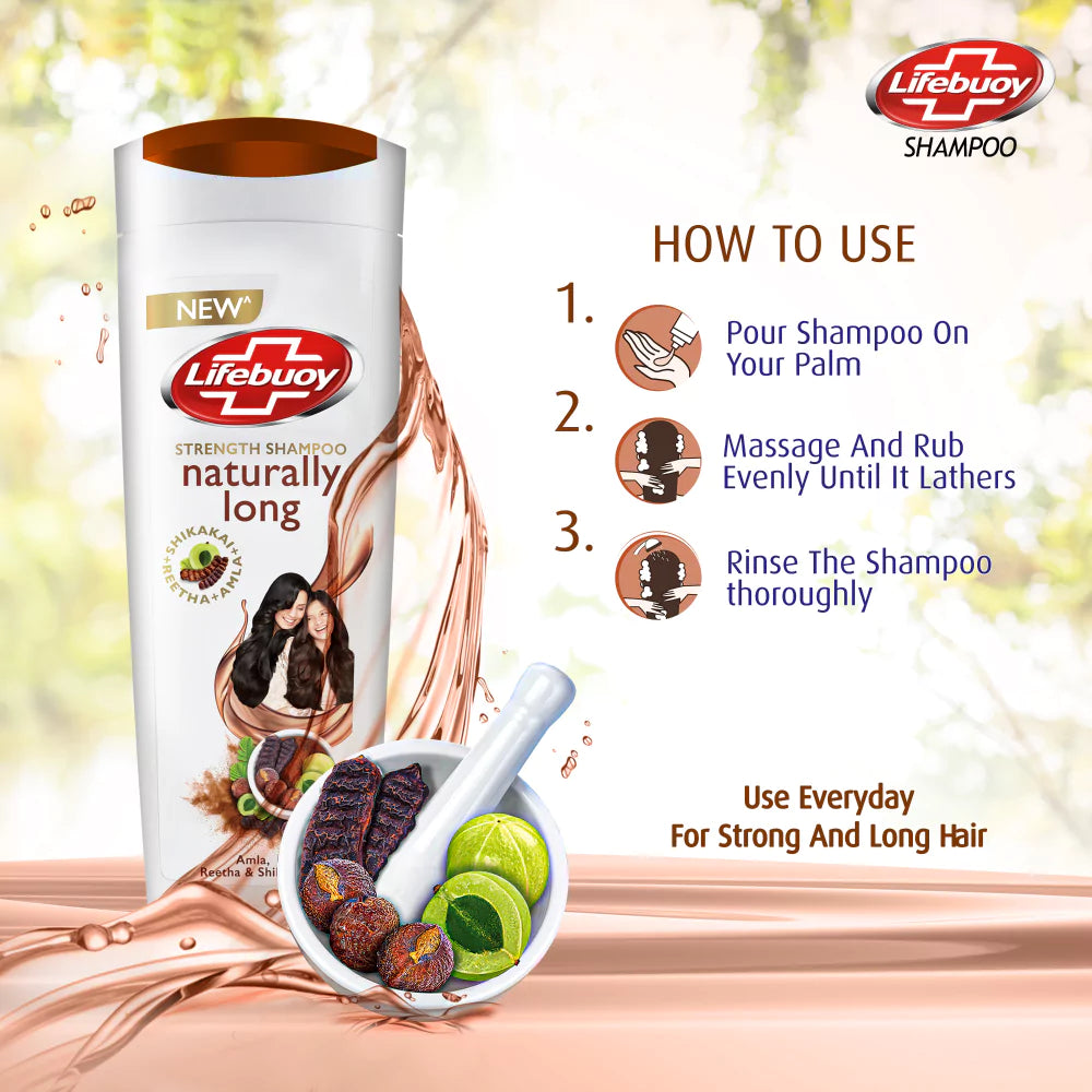 Lifebuoy Shampoo Naturally Long 370Ml