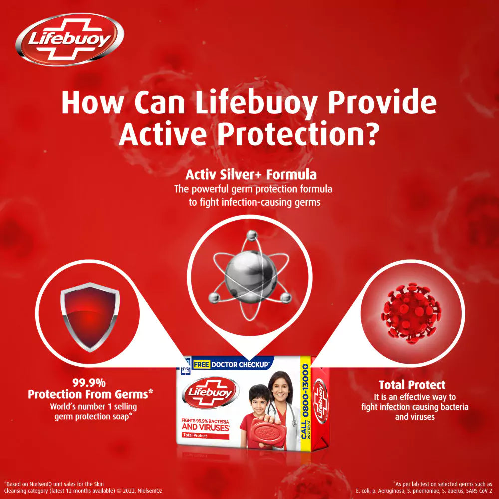 Lifebuoy Total Bar (Red) 130G