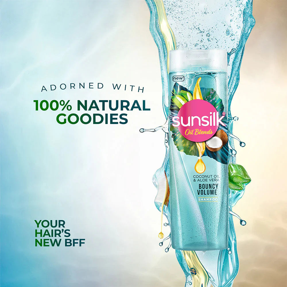 Sunsilk Shampoo COCONUT OIL & ALOE VERA 380ml