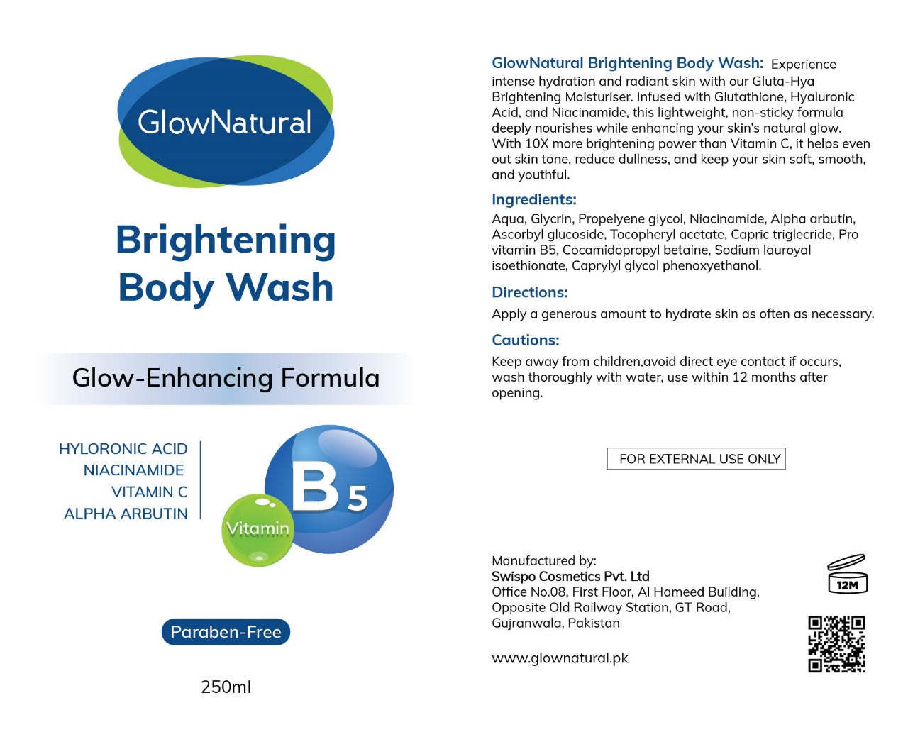 Brightening Body Wash