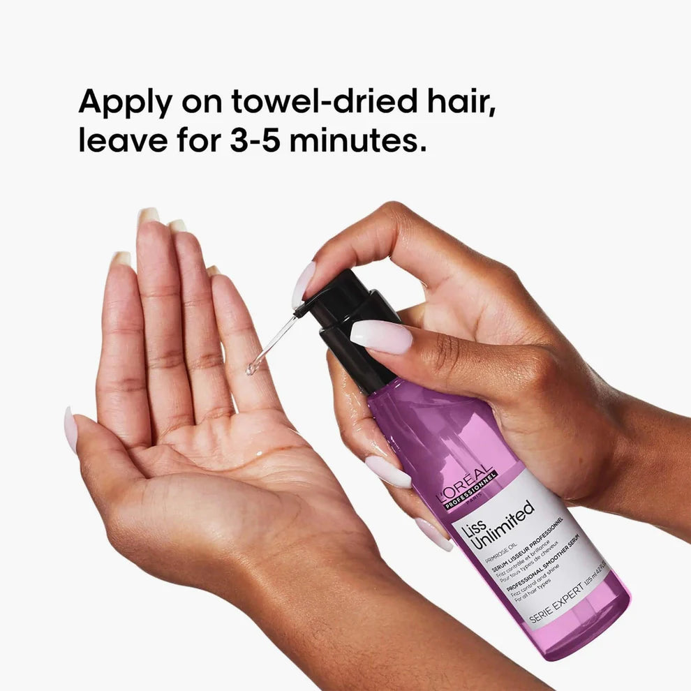 L'Oreal Professionnel Serie Expert Liss Unlimited Professional Smoother Serum For All Hair Types 125ml