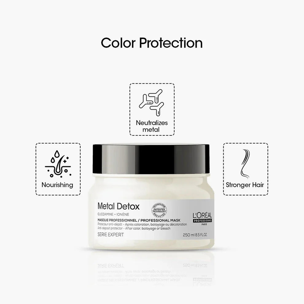 L'Oreal Professionnel Serie Expert Metal Detox Professional Mask For After Color Balayage Or Bleach 250ml