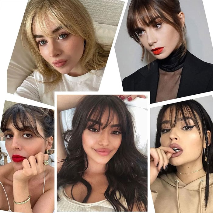Clip in Bangs 💝