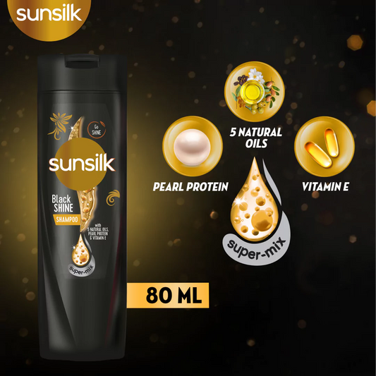 Sunsilk Shampoo Black Shine 80Ml