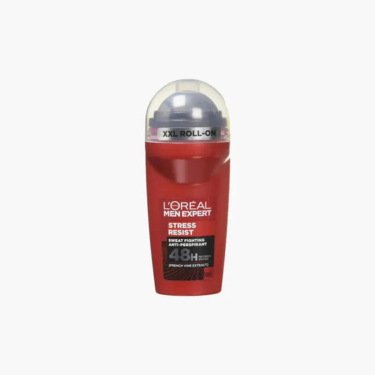 L'Oreal Paris Men Expert Stress Resist 48H Sweat Fighting Anti-Perspirant Roll-On 50ml