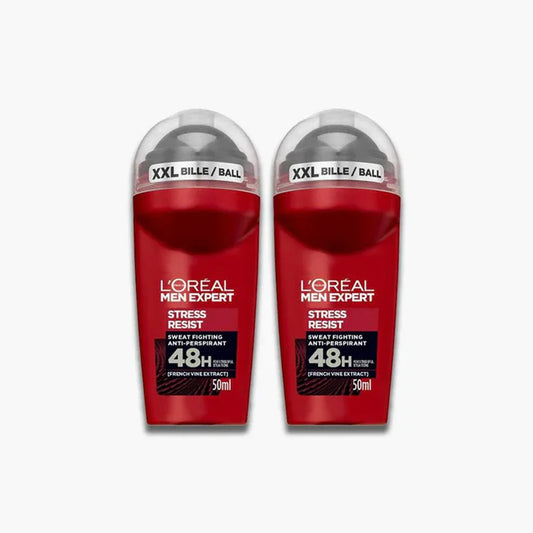 L'Oreal Paris Men Expert Stress Resist 48H Sweat Fighting Anti-Perspirant Roll-On 50ml